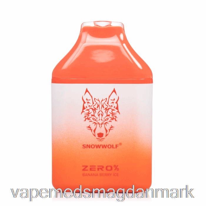 Vape Uden Nikotin Snowwolf Zero 5500 0% Nikotinfri Engangs Bananbæris
